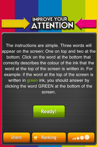 Improve your attention: test your reaction rate screenshot 2