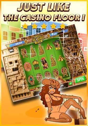 " Temple Treasures Slots " - Spin the Maya kings wheel to win the Golden casino screenshot 4
