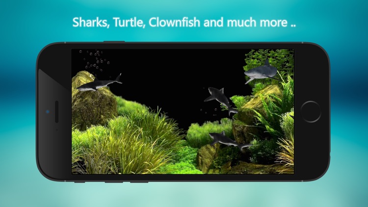 Tanked Aquarium 3D - Relaxing Tropical Scenes with Coral Reef, Sharks & Fish Tank