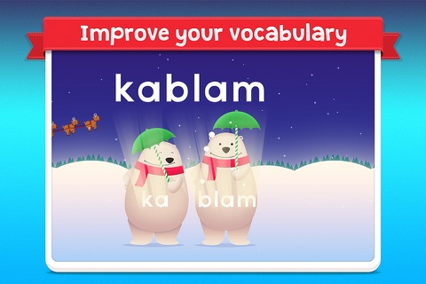 Jiggly 'The Phonics Bear' Words Match screenshot 2