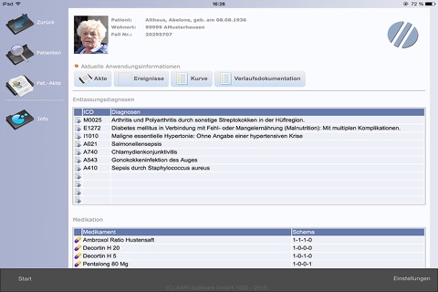 MediControl WebApp screenshot 2