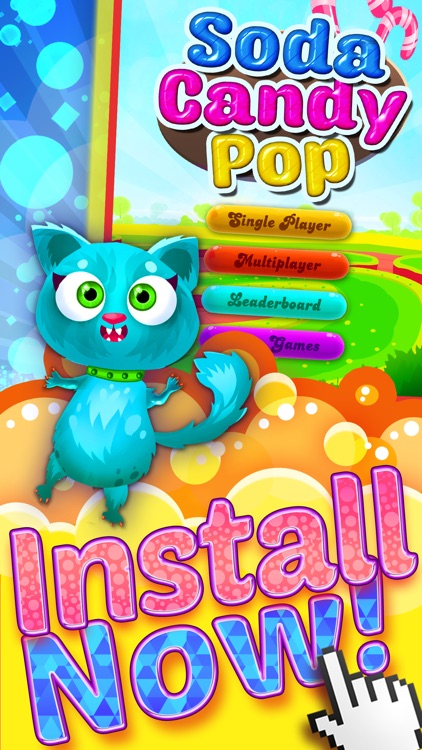 `` A Soda Candy Pop`` - Match 3 Bubble Shooter For Panda Kids FREE screenshot-4