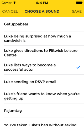 Luke's Alarm screenshot 3