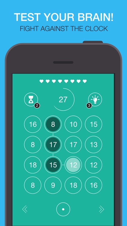 8 SUM 8 - Free math solver games ! Practice addition and subtraction for Kids !  Fun Math training game ! screenshot-0