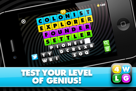 Four Word Link Game: Genius Edition screenshot 3