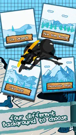 Game screenshot A Superhero Stickman Run - Amazing Mountain Snowboard Racer apk