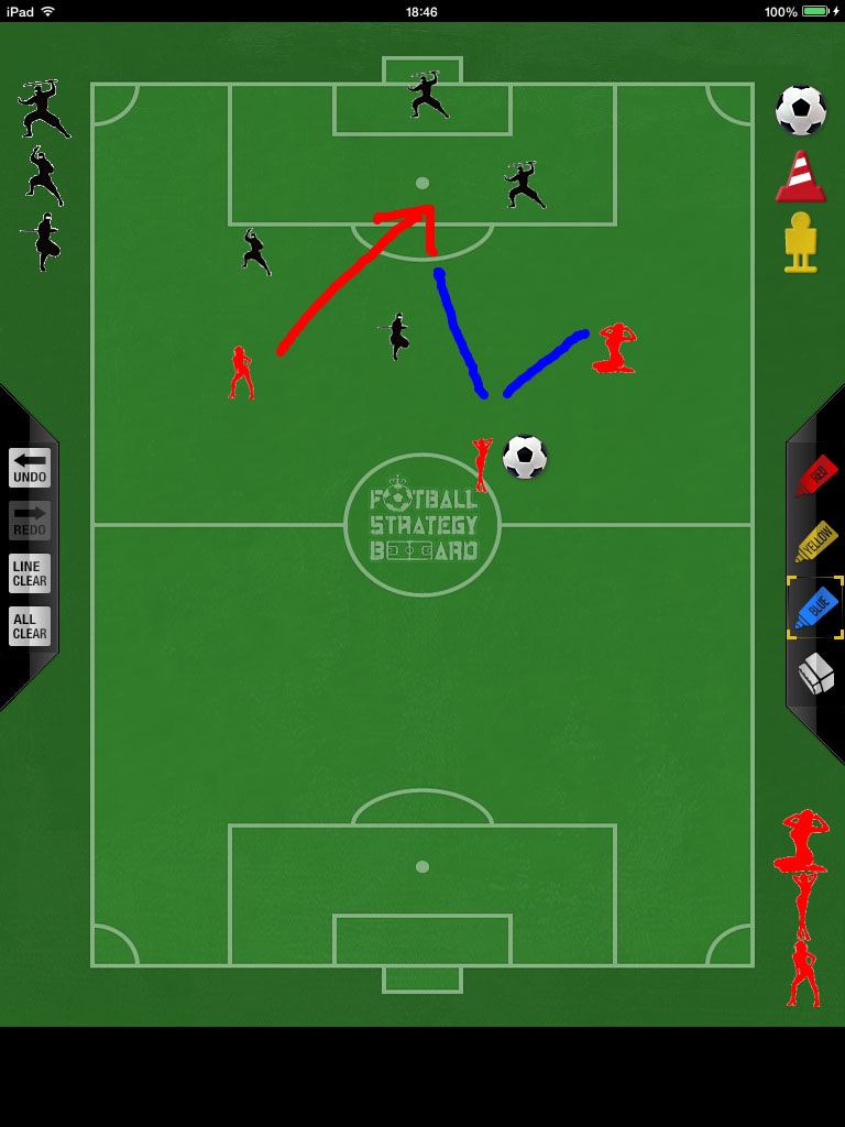 サッカー作戦盤2　無料版 screenshot 2