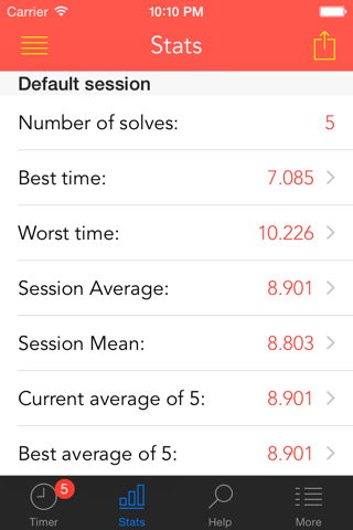 ChaoTimer · Professional Cube Timer screenshot 3