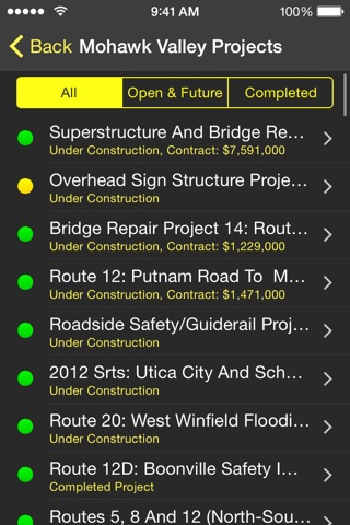 D.O.T. Projects » Transportation/Road construction in New York State screenshot 2
