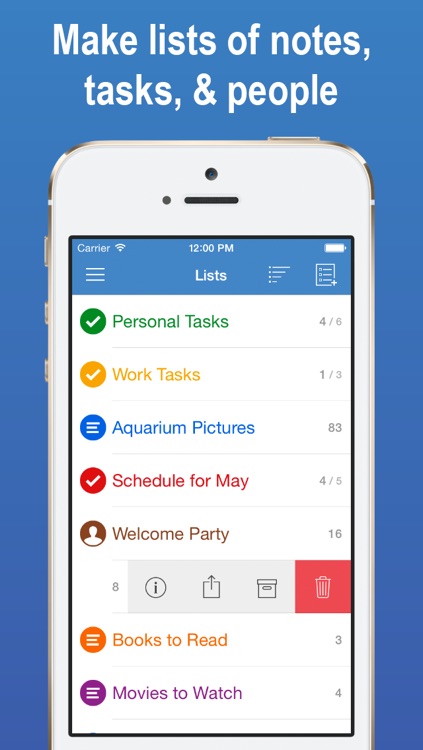 InnerList – Task & To-do List, Notes, People Manager, & Reminder App