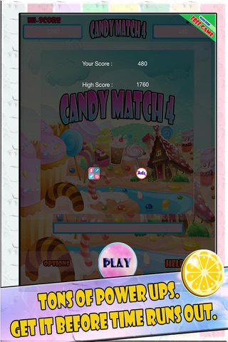 Candy Match 4 Sliding Puzzle - Sugar Sweet Square Connect: Free Game screenshot 3
