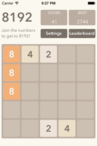 my 2048: The game of numbers screenshot 2