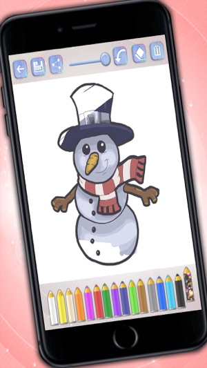 Christmas coloring pages for children - Paint and color Chri(圖5)-速報App