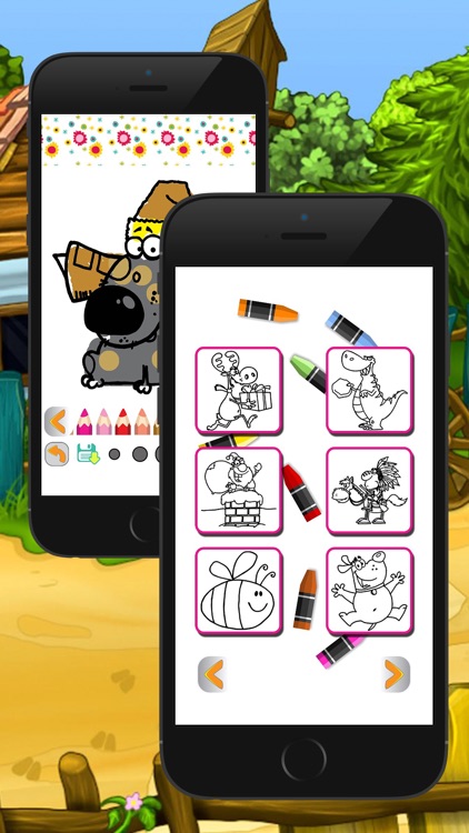 cartoon coloring page and book for kid screenshot-3