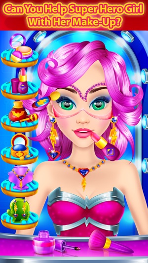 Superhero Beauty Salon - Makeup, Dressup & Kid Spa(圖2)-速報App