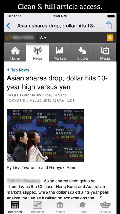 Daily Planet One: Please download our updated app, 'News Run' instead. screenshot-3