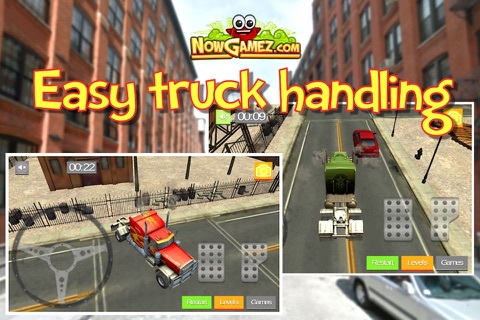 Truck Parking 3D Simulator - Real American Driving Racing Game screenshot 4