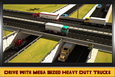 Heavy Duty Truck Simulator – Drive Your Road Trailer Through the Realistic City Traffic Vehicles in the Challenging Game screenshot 4