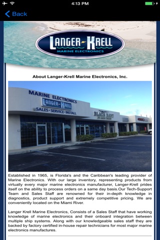 Langer Krell Marine Electronics screenshot 3