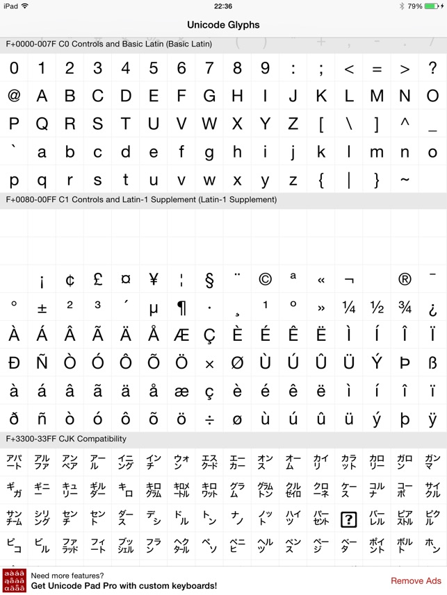 Unicode Pad Express Su App Store