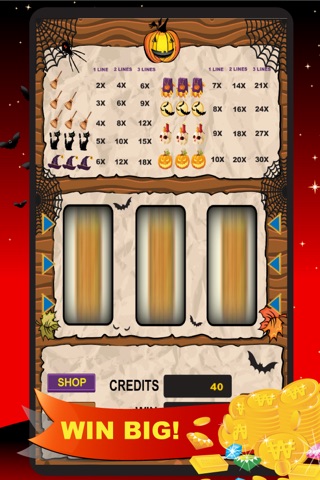 Horror Slots - All Hallows Eve monte carlo horror pokies machines screenshot 2