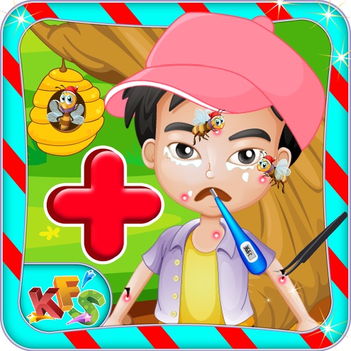 Bee Allergy Baby Skin Care – Crazy doctor & virtual hospital game for little kids iOS App