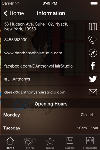 D Anthonys Hair Studio screenshot 2