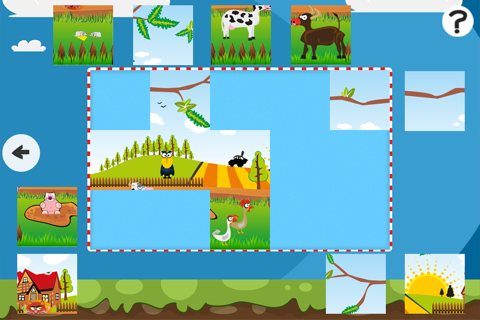 A Farm Jigsaw Puzzle for Pre-School Children with Animals of the Barn screenshot 3