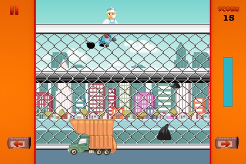 A Garbage Truck Trash Toss - FREE Waste Catch Recycle Game screenshot 2