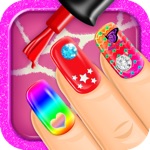 Aaah Make my nails beautiful- super fun beauty salon game for girls