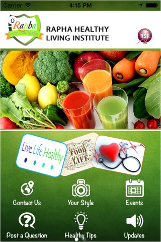 Rapha Healthy Living Institute screenshot 2