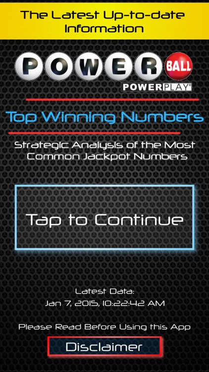 Powerball Smart Numbers