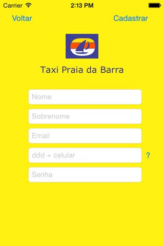 Taxi Praia da Barra Mobile screenshot 2