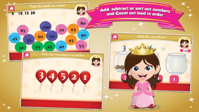 Princess Goes to School: First Grade Learning Games(圖2)-速報App