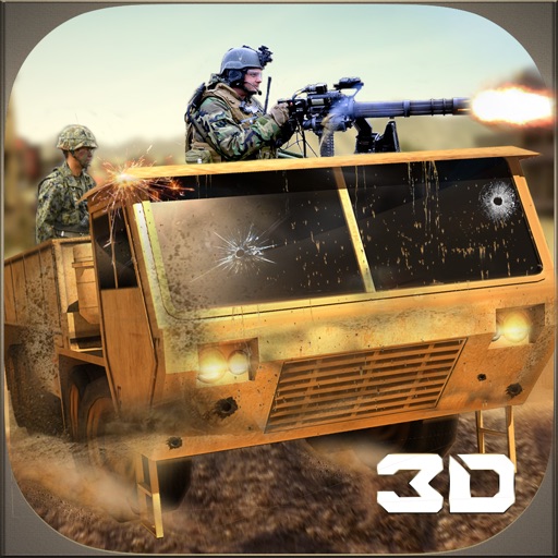 Desert Military War Truck Simulator 3D icon