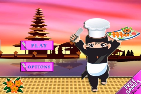 A Sushi Splash Attack Super Slash Mania – Extreme Food Blast Ninja Edition Free screenshot 3