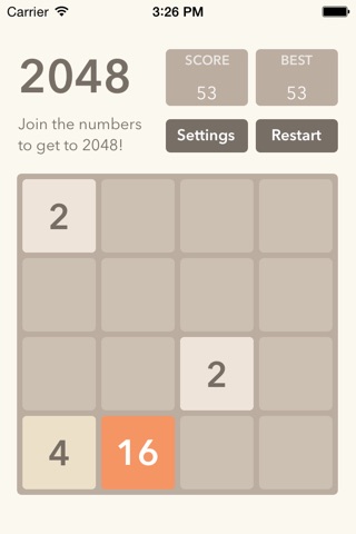 2048 number game - puzzle games screenshot 2