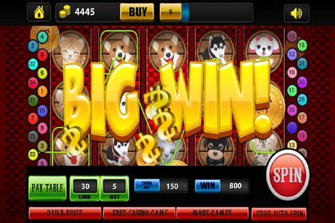 Animal Jackpot Bonanza Slots Casino - Party Slot Machine Planet Games Free screenshot 4