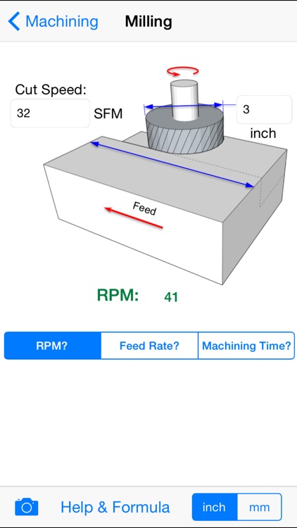 Machining App for Machinists with Milling Turning and Drilling References