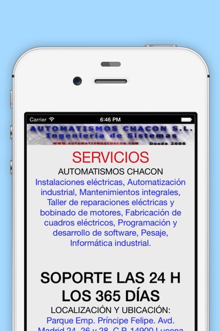 AUTOMATISMOS CHACON screenshot 3