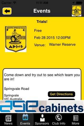 South Springvale Soccer Club screenshot 4