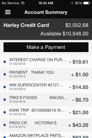 Harley-Davidson® Visa Card screenshot 4
