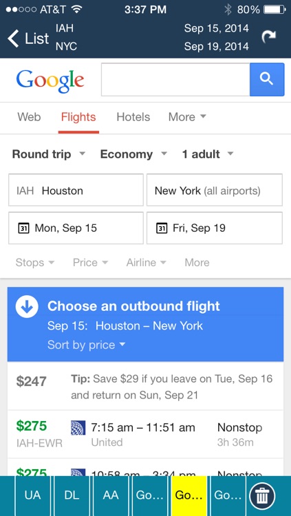 Houston Intercontinental Airport Flight Tracker HOU screenshot-4