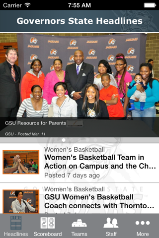 Governor State Athletics screenshot 2