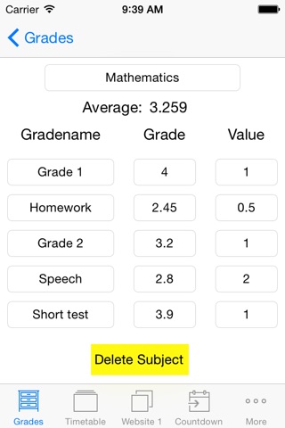 Easy School - The student app screenshot 3