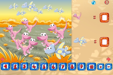 Dinosaurs - Mathematics for children screenshot 2