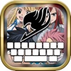 KeyCCM Manga & Anime Keyboard : Custom Color & Wallpaper Themes in Fairy Tail Style