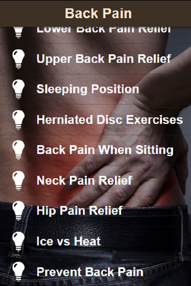 Back Pain Relief - Exercise for Low Back Pain and Neck Pain screenshot 2