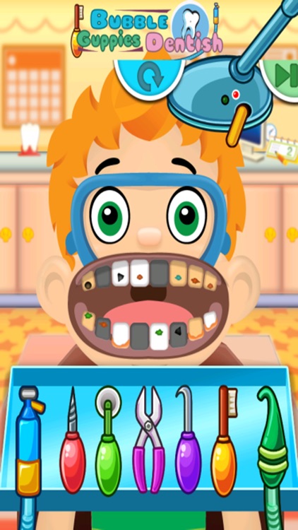 Dentist Game Cartoon Buble Guppies Version