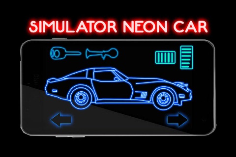 Simulator Neon Car screenshot 3